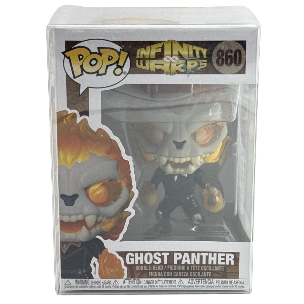 Funko Pop Ghost Panther #860 Vinyl Bobblehead Figure Standard Multicolor Apparel